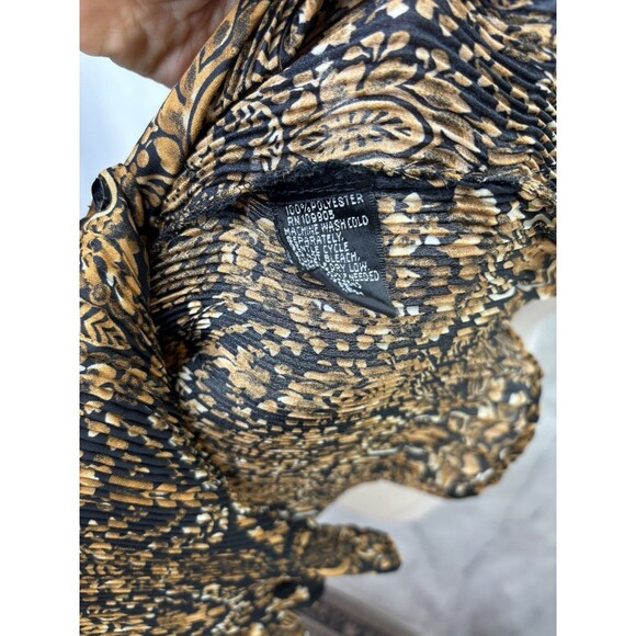 Vintage Y2K Blouse Top sz S Fairy Grunge Club Rave Pleat Weird Girl Indie Sleaze - Picture 2 of 16